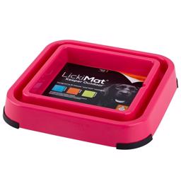 LickiMat Keeper Outdoor Skål Til LickiMat Soother, Buddy & Playdate PINK